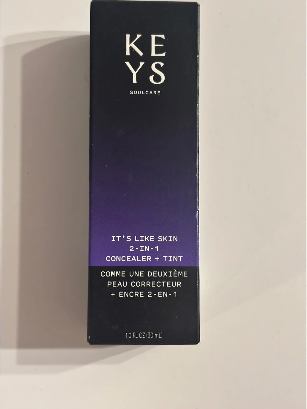 Keys Soulcare It’s Like Skin 2-in-1 Concealer Tint 370W Tan Warm 1 oz NIB